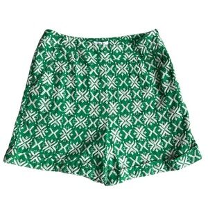 BRFL-Life New with Tags Green Winona Embroidered Shorts Size Medium